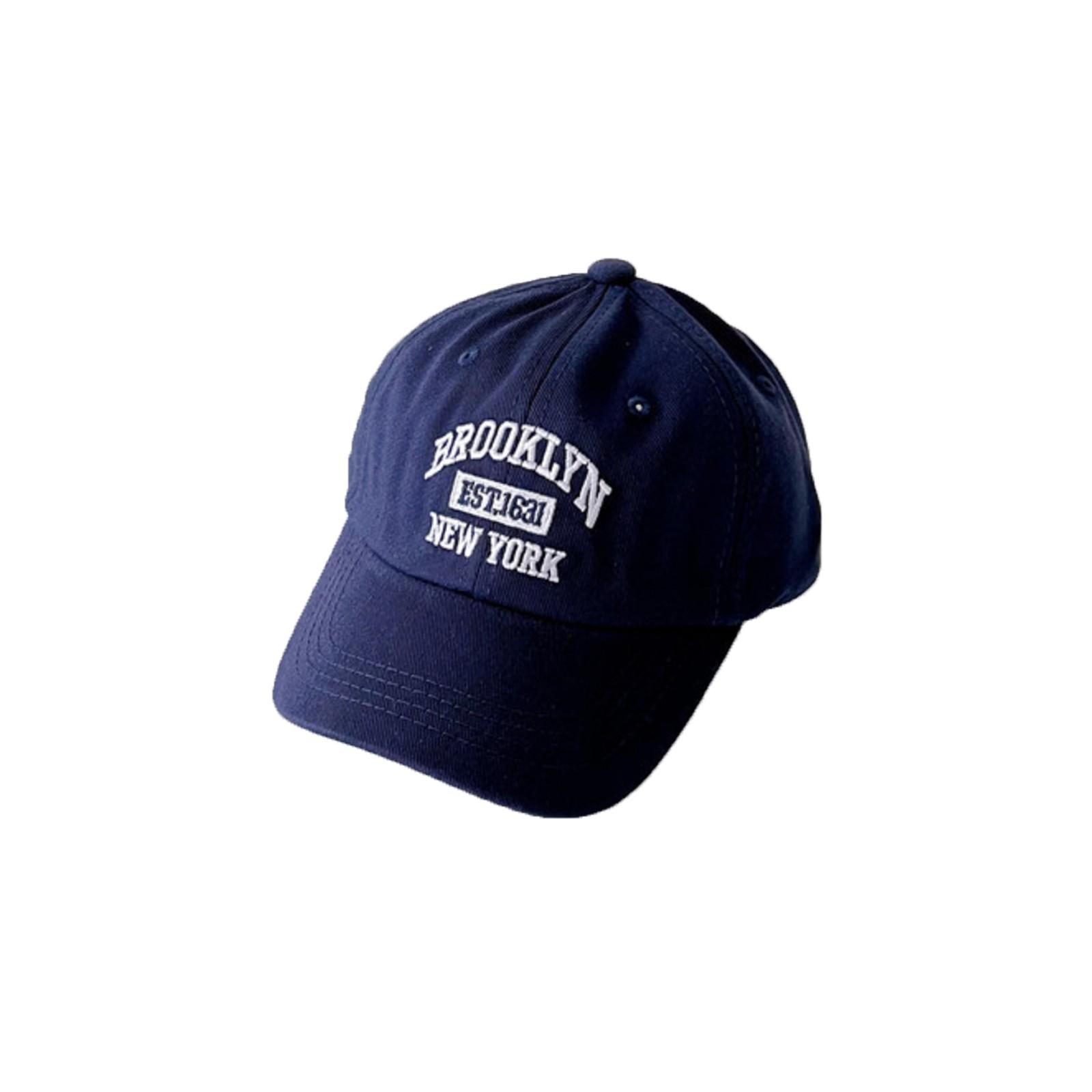 

Детская бейсболка Повседневная кепка Красивая надпись Стильная кепка One Size тёмно-синий