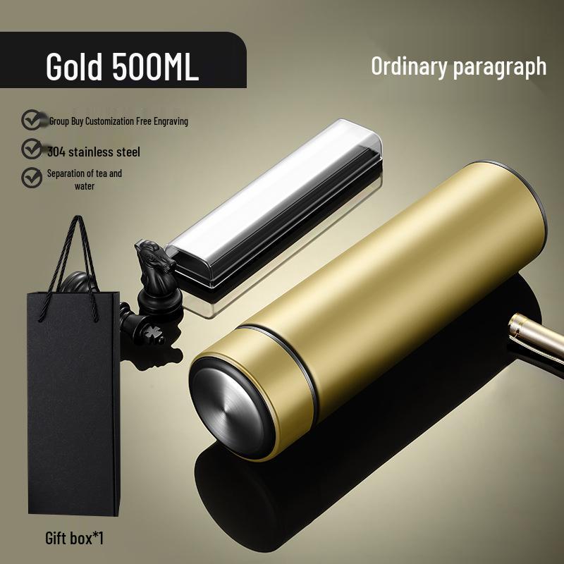 Intelligente Temperaturanzeige Isolierter 304 Edelstahlbecher - Personalisiertes Geschenk für Männer & Frauen