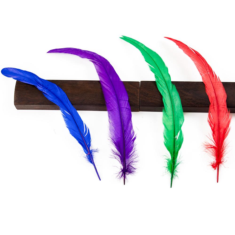 20-40cm/8-16inches Chicken Tail Feather for Crafts Natural Rooster Plumes Diy Festivals Creative Headdress Decoration 20pcs/Lot