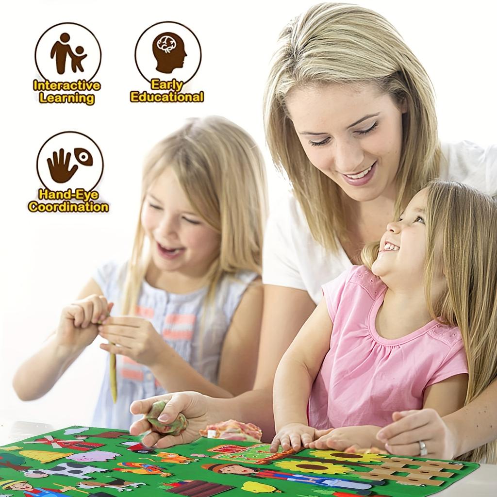 Farm Animal Storyboard Children's Puzzle Toy