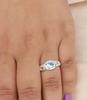 Natural Tanzanite Gemstone 925 Sterling Silver Jewelry Partywear Ring For Women CZR-6-15