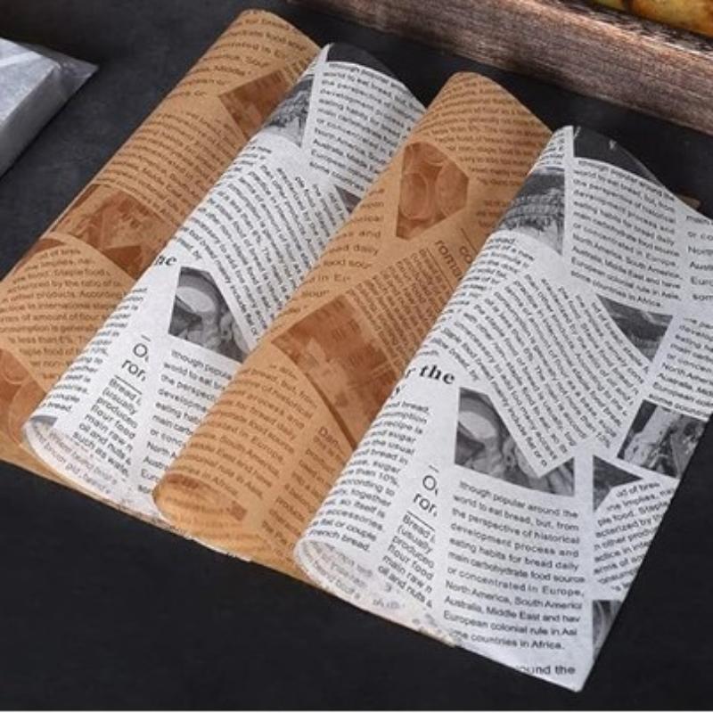 Nonstick Baking Paper 50 Sheets Food Grade Greaseproof Heat Resistant Waterproof Liners for Air Fryer Oven Roasting
