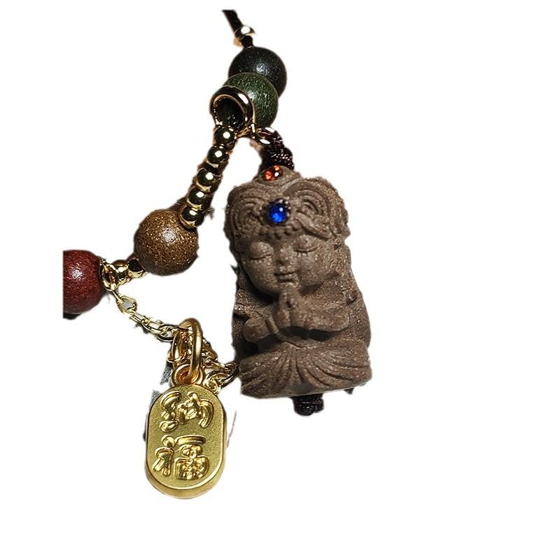 Natural traditional handmade incense pendant with goose pear fragrance, suitable for both men and women, unique and personalized diy Vintage Braided