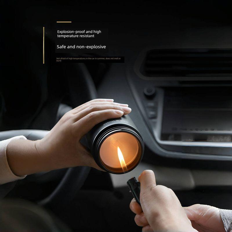Car Aromatherapy, High-End Car Perfume Glass Ornaments, Long-Lasting Fragrance, Odor Removal, Special Solid Fragrance Balm for the Car Interior