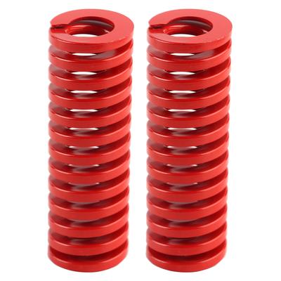 2pcs OD 30mm ID 15mm Medium Load Mould Die Spring Red (TM30*90mm)