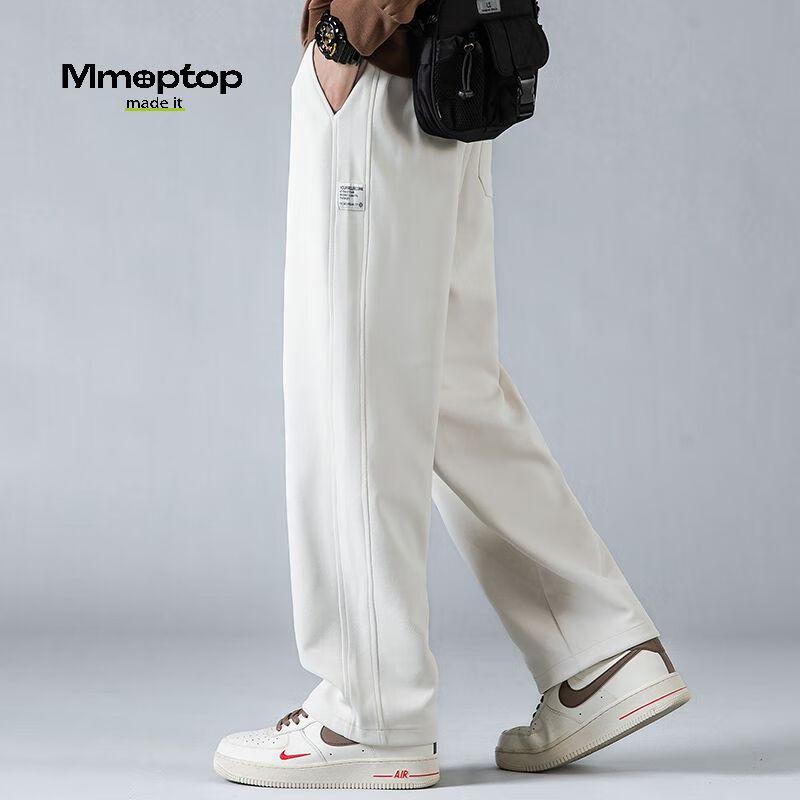 MMOPTOP Men's Loose Straight Leg Casual Pants CJ01