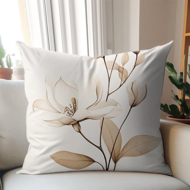 Nordic Style Universal Minimalist Chinese Style Sofa Throw Pillow Cover, Living Room Backrest Pillow Cover
