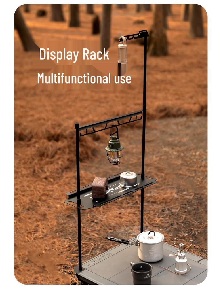 Shan Zhi Ke 2.5 Unit Portable Outdoor Hydraulic Lifting Table for Camping, Home, and BBQ