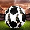 Cute Puppy Indoor Size 5 Soccer Ball Colorful Machine Stitched PVC Competition Ready Durable High-Bounce