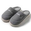 Fluffy Slippers Women's Autumn and Winter Warm Thick-bottomed Plush Slippers Home Indoor Cotton Slippers Men