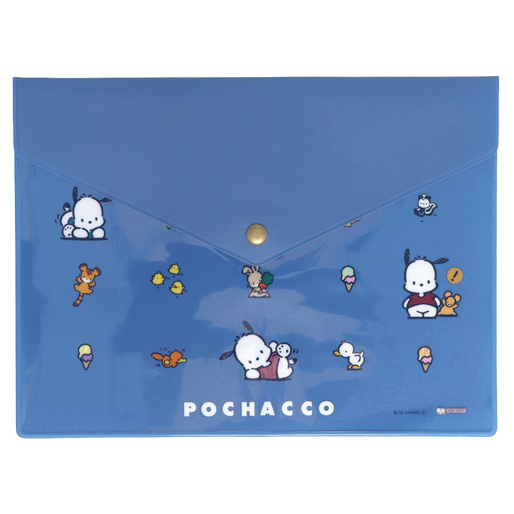 

Sunstar Stationery Sanrio Pouch Flat Case A5 Retro Sanrio Characters Pochacco S8726361