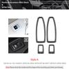 For BMW X1 F48 F20 F30 F30 F34 Made of Alcantara Window Switch Lift Panel Trim Performance 4pcs Sticker Car Interior Accessories