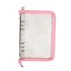 A5 6 Ring Binder Notebook with Zipper Pockets Photocard Holder Binder Sleeves Book Polaroid Small Card Photo Album