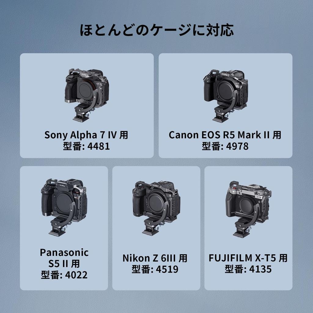 SmallRig Universal Horizontal and Vertical Mounting Plate Kit for and Canon Tripod Mount Ring Lens Mount with Quick Release Plate Sony, Fujifilm,