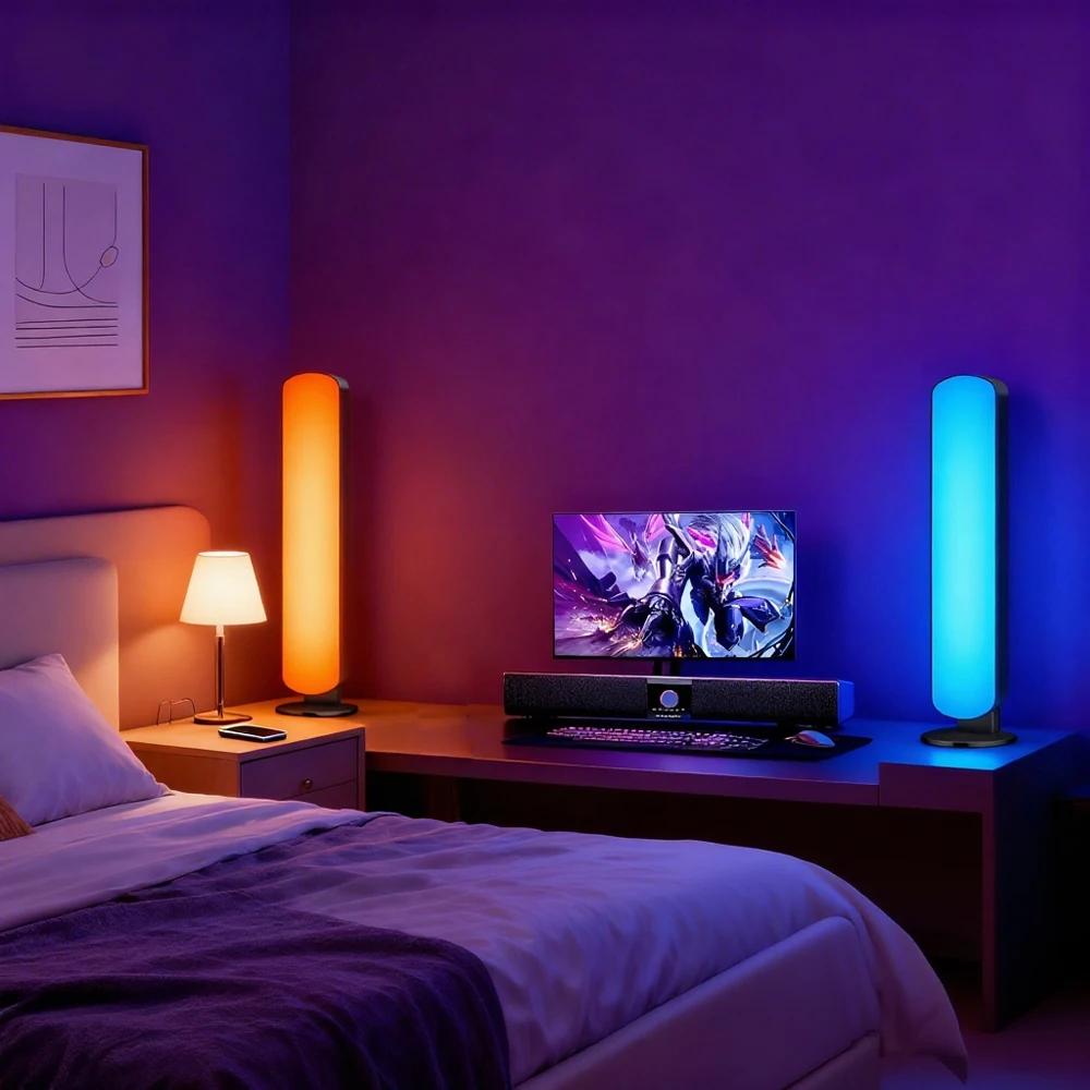 RGB USBLED Light Bar  Color Changing TV Backlight Remote Symphony Atmosphere Light Strips Music Rhythm Ambient Pickup Lamp Decor