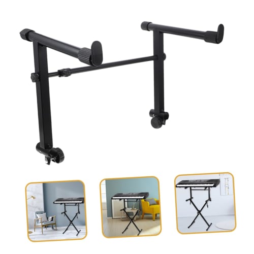 LIFKOME Adjustable and Telescopic Keyboard Elevation Rack, 2-Pack, Compact, Lightweight, Portable, Folding Design