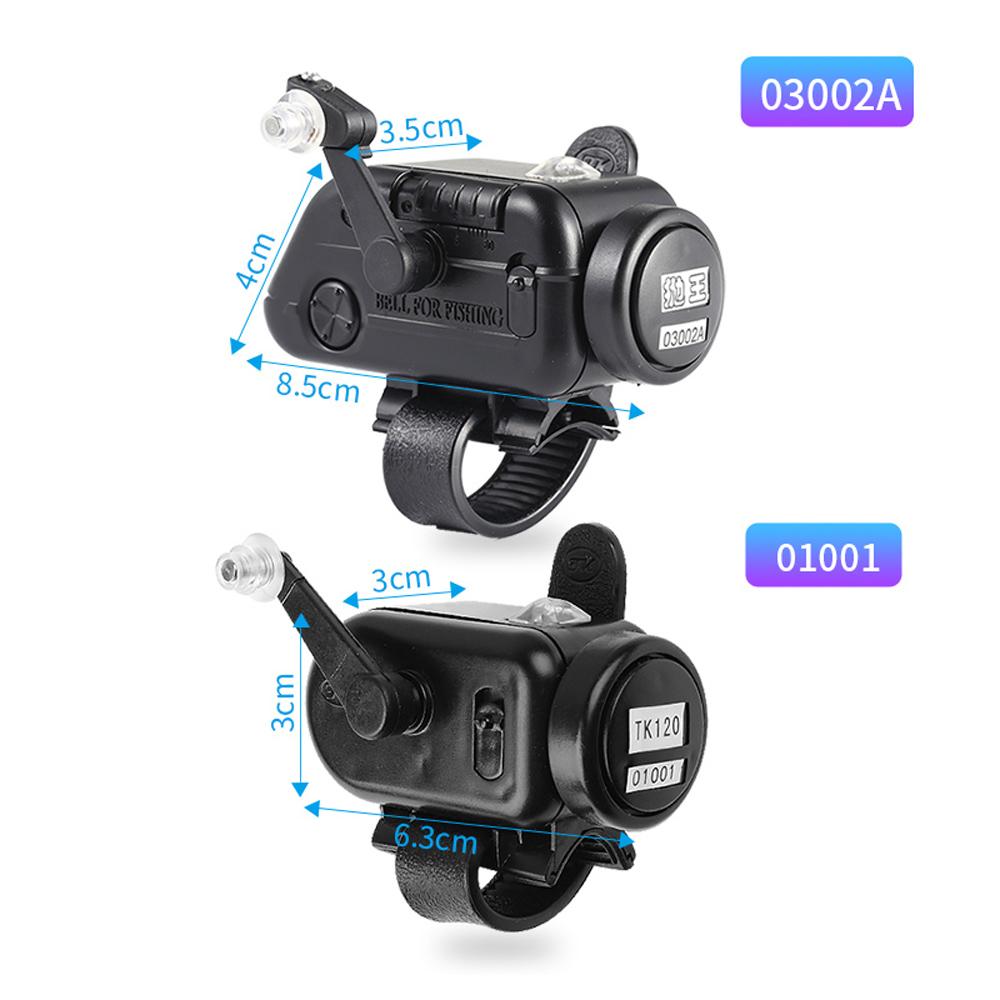 Set de alarmă inteligentă pentru mușcături de pescuit la crap, wireless, cu indicator sonor LED, 2 dimensiuni