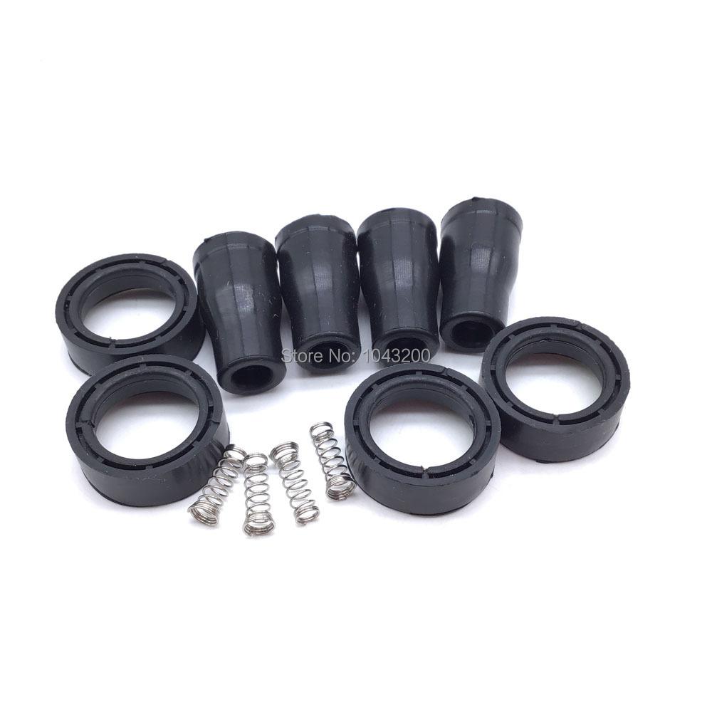 4/8 Pieces Car Ignition Coil Rubber Boot for Hyundai Genesis Santa Fe Sonata Kia Optima Sorento K900 27300-3F100, 27300-2F000 4 Pieces