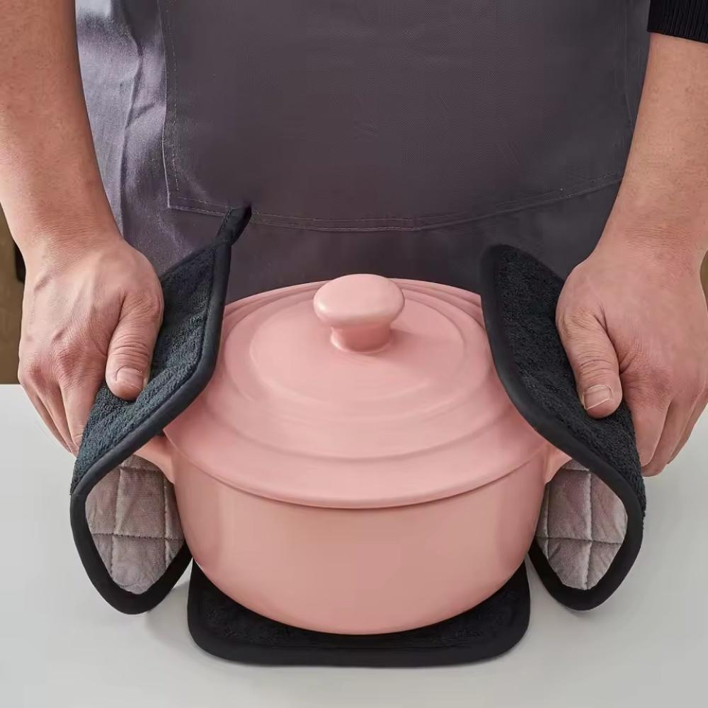 1/4pcs Cotton Machine Washable Heat-resistant Pot Rack, Heat Insulation Pad, Tripod, Kitchen for Cooking and Baking, Oven Rack