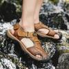 New Man's Shoes Genuine Leather Men Sandals Summer Men's Shoes Outdoor Water Shoes Leather Sandals For Men