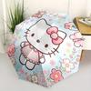 Hello Kitty, Floral Automatic Opening and Closing Folding Umbrella with 8 Rib Frame and Compact Travel Design, Perfect for All Occasions | S