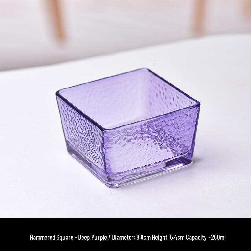 

Elegant Square Glass Fruit Plate with Lid