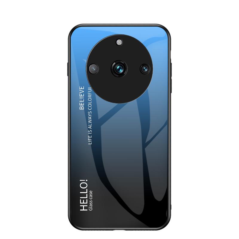 Realme11 Pro+ Case Gradient Tempered Glass Cover For OPPO Realme 11 10 9i 9 Pro Plus + Realme10 Realme11 5G Phone Cases