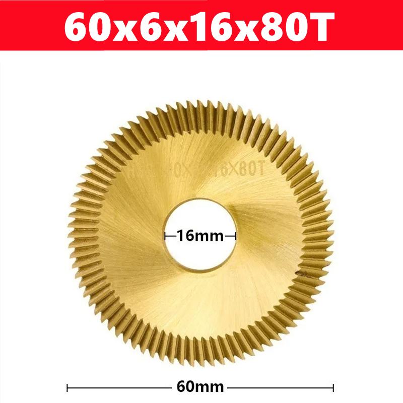 1pcs Key machine saw blade 60/70mm 60/80/100T double-sided HSS key milling cutter multi-function key copying machine cutter