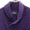 Polo by Ralph Lauren Wool Blend Long Sleeve Shawl Collar Sweater M Knit Men's Used