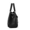 Borsa a tracolla messenger vintage in pelle per donna con fiocco, cartella a spalla