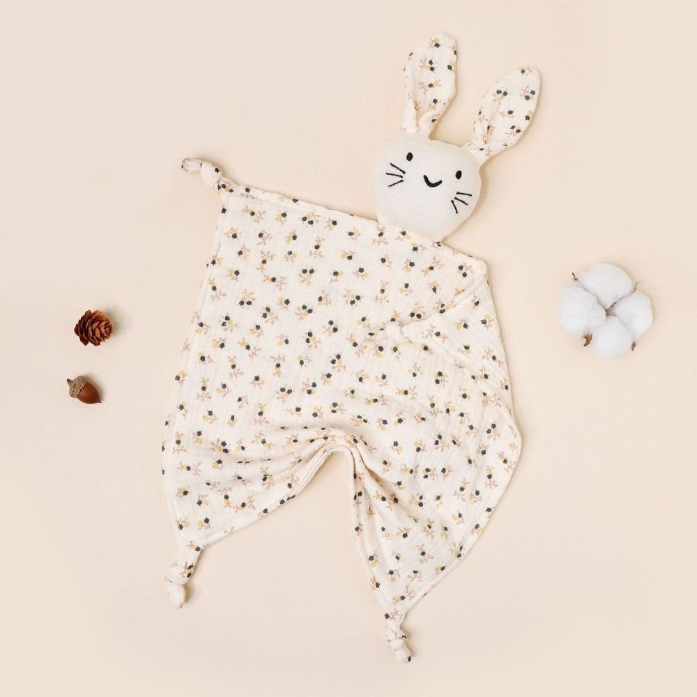 Printed Design Muslin Comforter Blanket Soft Material Cute Cat Kids Sleep Toy For Kids