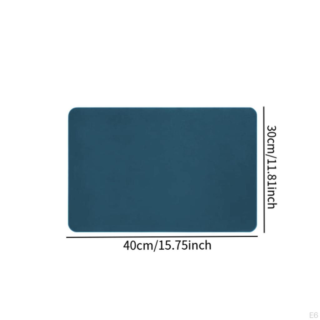 4-teilige Abtropfmatten für Geschirr, Matten aus widerstandsfähigem Aufbewahrungsmaterial ohne Schiebetablett für