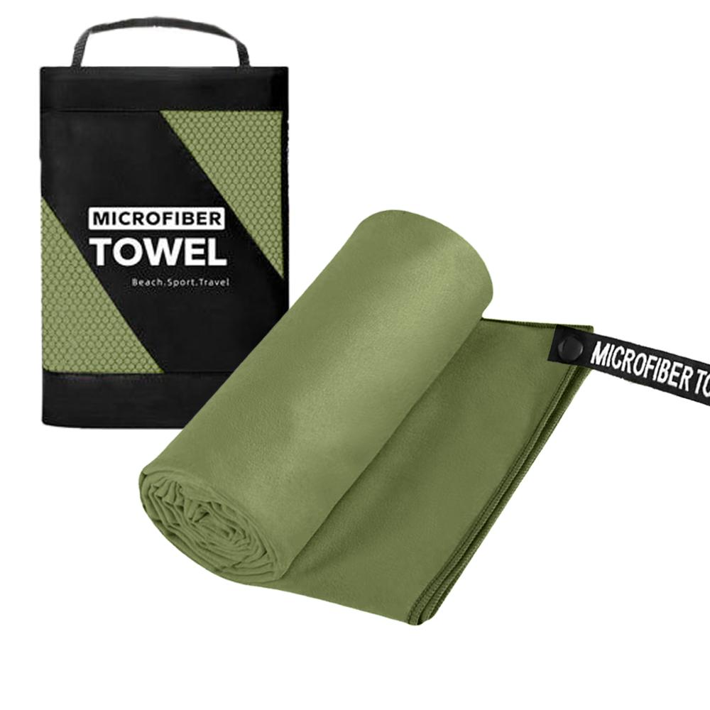 Hızlı Kuruyan Mikrofiber Havlu Yumuşak Kum Tutmayan Plaj Havlusu Yüzme Fitness Yürüyüş Koşu Sporları İçin Nefes Alabilir File Çanta ile