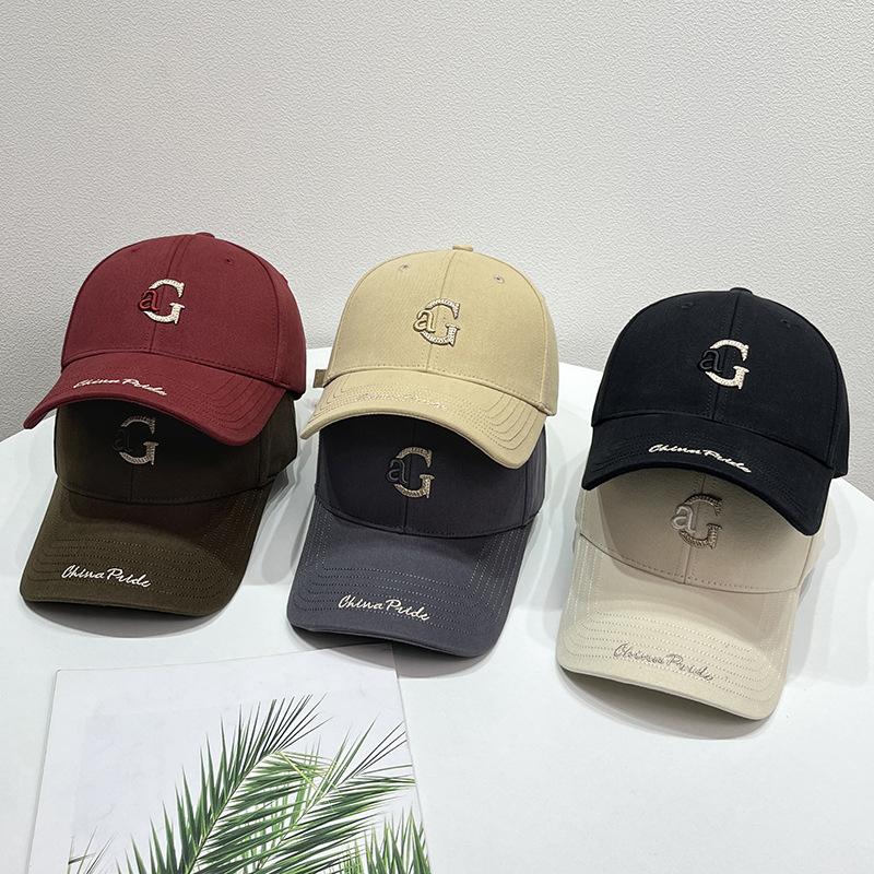 Adjustable Embroidered Letter Baseball Cap - Breathable, Soft Top, Perfect for All Seasons & Anniversaries