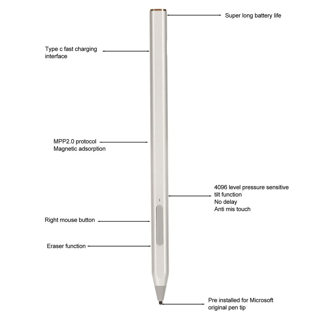 Pen Auto Shutdown 5V 200mA   Battery Life 4096 Pressure Sensitive Digital Touch Pen for   for