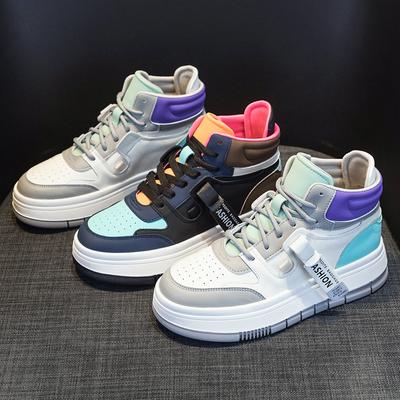 New Women Genuine Leather Casual Shoes 2024 Spring High End Flats Skateboard Shoes Girl Street Hot Lace-up Sneakers