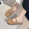 Baotou Slippers - Stylish Outerwear Women's Single Shoes with Anti-slip Properties