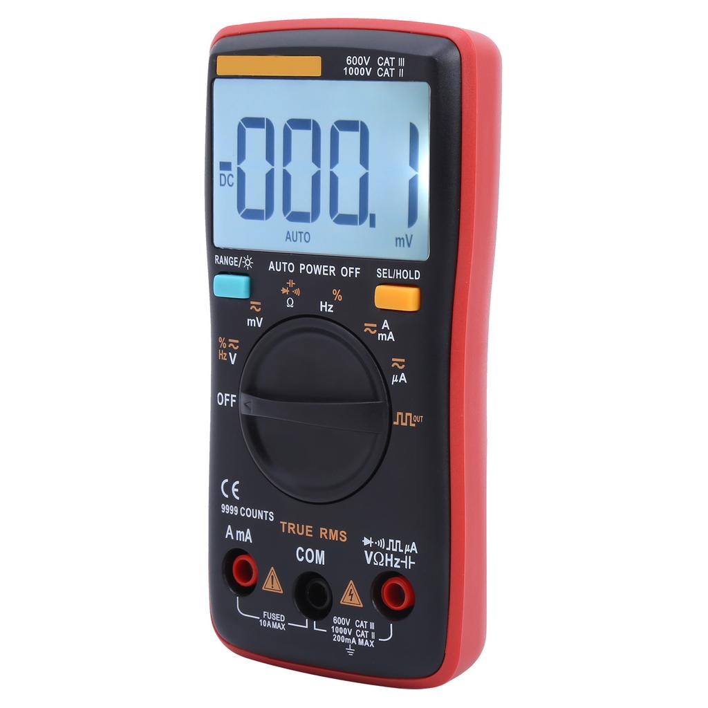 ZT109 Professional Digital Multimeter 9999 Count True RMS AC   DC Current Voltage Tester