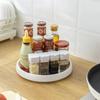 360 Rotatable Anti Sliding Kitchen Condiment Rotatable Storage Rack Tableware Cabinet Round Multi-purpose Storage Rack