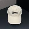 High quality alphabet baseball cap fashion casual women spring and summer versatile cap men soft top couple show small face