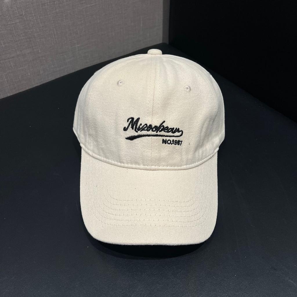 High quality alphabet baseball cap fashion casual women spring and summer versatile cap men soft top couple show small face