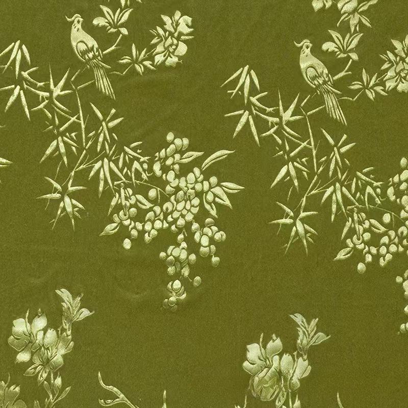 50cm/100cm*150cm Brocade Jacquard Velvet Fabric African Nigerian Embossed Fabric for DIY Sewing Dress Cheongsam