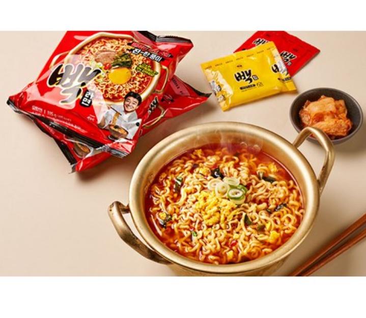 Baek Jong Won Paek Ramen 4 Packs – Authentic Korean Instant Ramen by Celebrity Chef