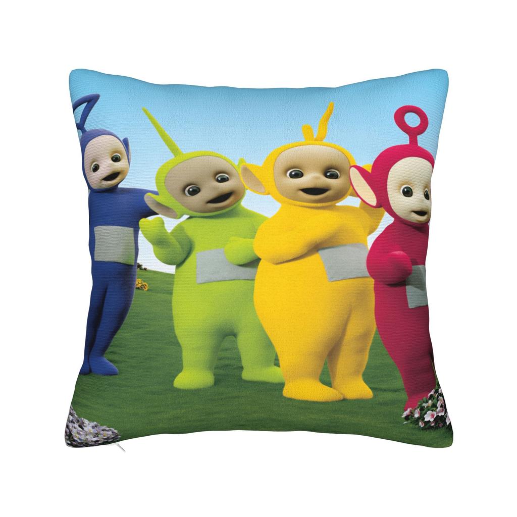 T-TeletubbiesED Pillow Case Retro Trendy Pillow Cover Comfy Pillowcases For Living Room Bed Chair