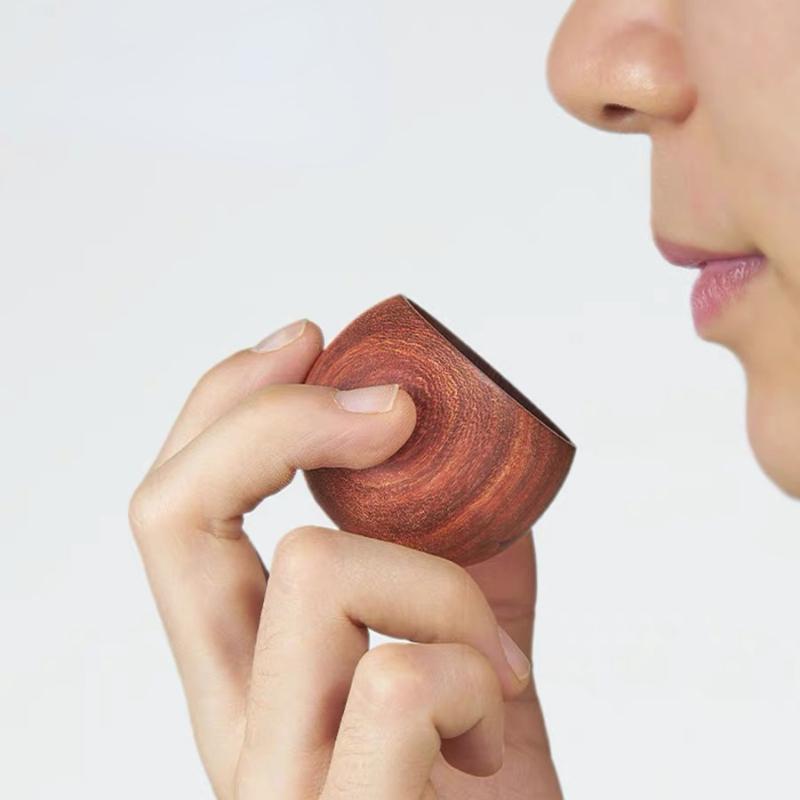 Holz Ätherischer Öl Diffusor Gießt Nicht Kleines Rundes Ei Auto Ätherischer Öl Diffusor Holz Zuhause Yoga Push Öl Aroma Inhalator