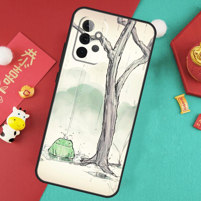 Cute Cartoon Frog Case For Samsung Galaxy A17 A55 A35 A15 A32 A52 A13 A33 A53 A14 A34 A54 A06 A16 A26 A36 A56