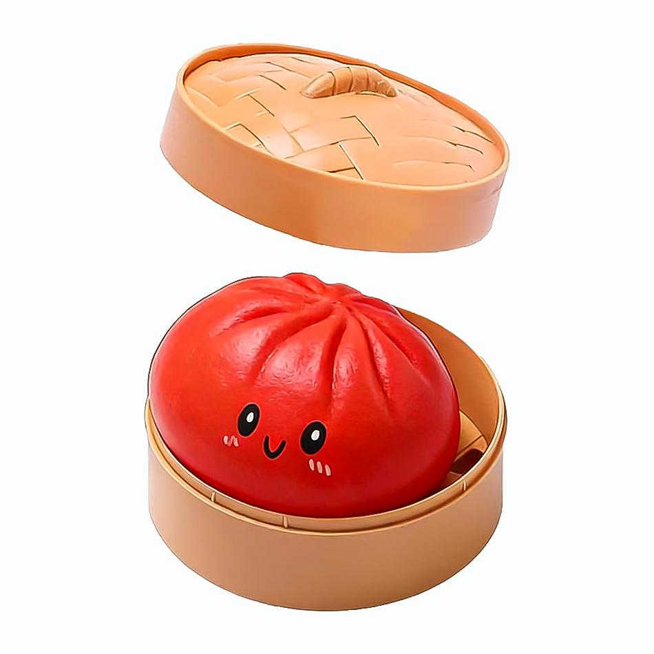 Kleurrijk Gesimuleerde Dumpling Squishy Ontspannend Verlicht Angst Antistress Verhoogt Geluk Terugverend Knijp Verlichter Speelgoed