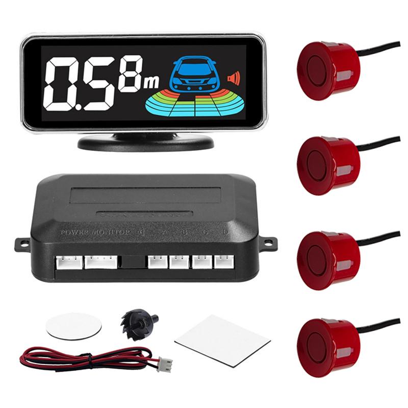 Multiple Radar Parking Sensor Kit Backlight Parktronic LED Display System Backup Monitor Detector Assistant