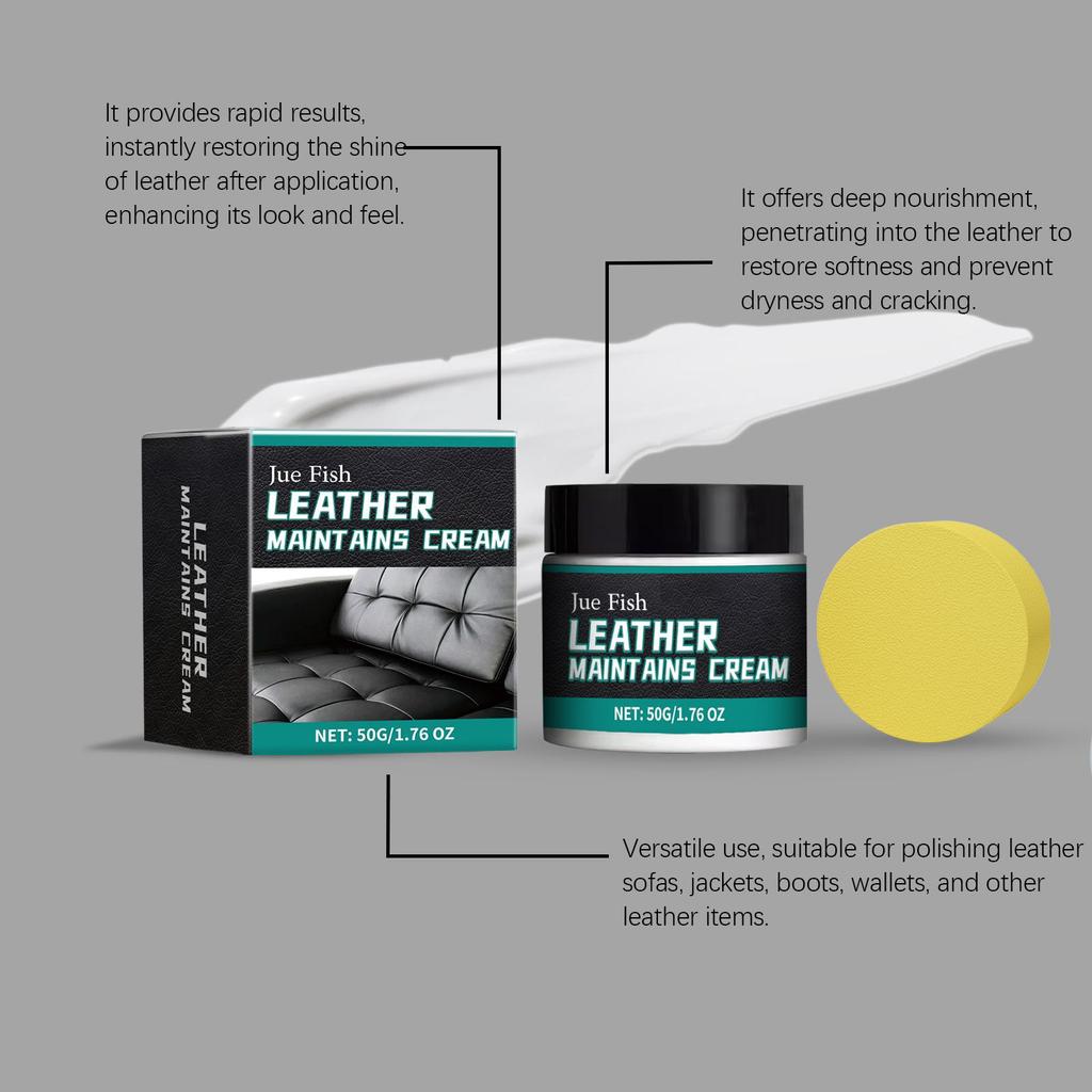 Leather Care Cream Furniture Leather Boots Jackets Sofa Cleaning Care Polishing Leather Care
