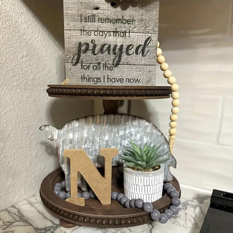 Collocation DIY Wooden Alphabet Letter Personalised Ornament Name Design for Wedding Birthday Party Home Decoration Craft Gift